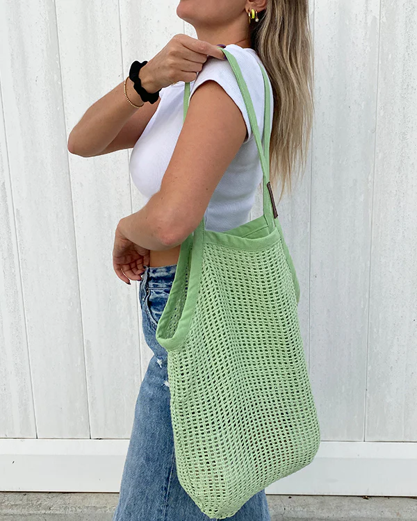 Net Market Bag Sage