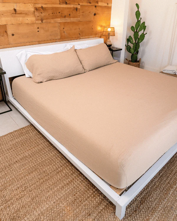 Sonoran Fitted Sheet - Taupe - Image 4